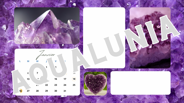 Fonds d’écran – Calendrier lunaire & pierres