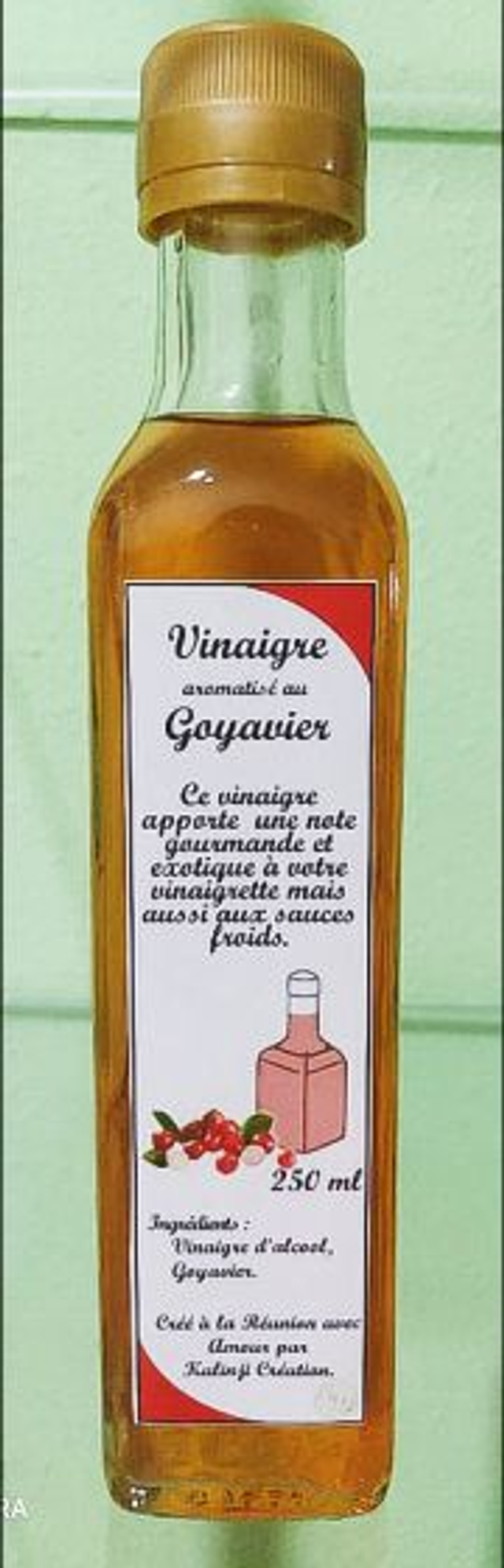 Vinaigre aromatisé au Goyavier
