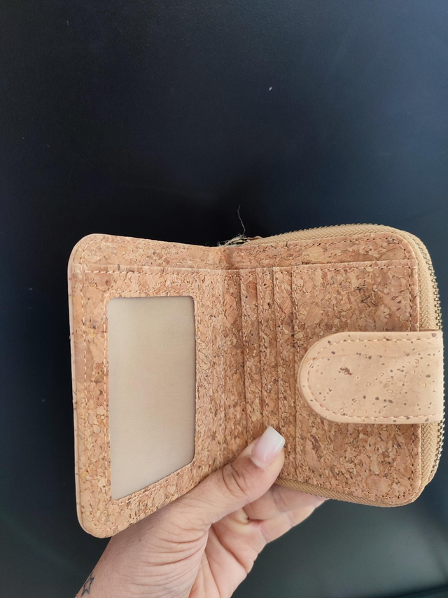 Petit Portefeuille Cork naturel