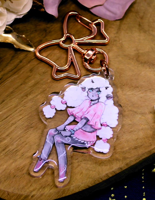 Porte-clé Epoxy - Mouton