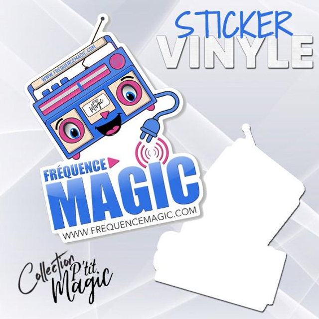 STICKER P&#039;TIT MAGIC VINYL