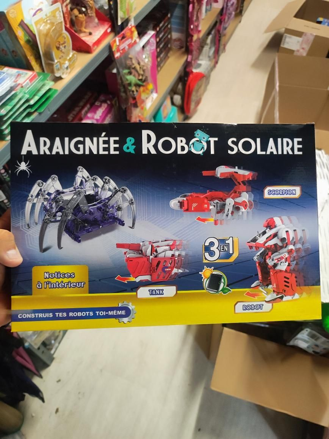 ARAIGNÉE ET ROBOT SOLAIRE