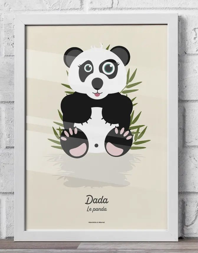 03 - Affiche enfant panda