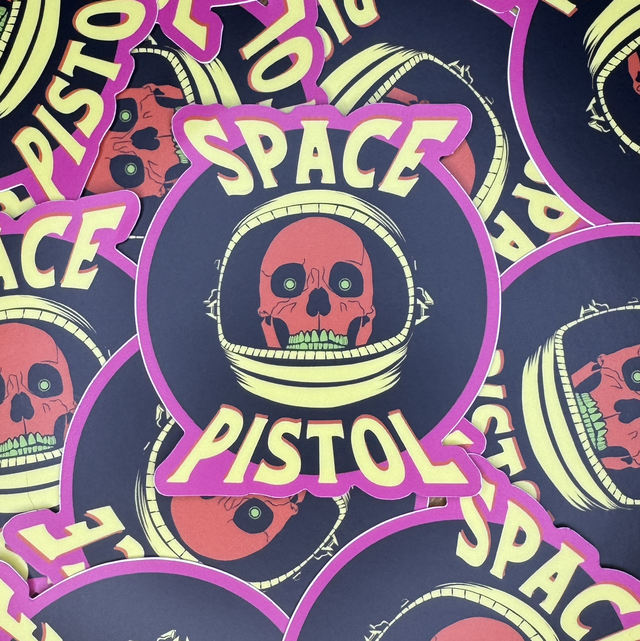 Space Pistol 'OG Cut Out' Vinyl Sticker  