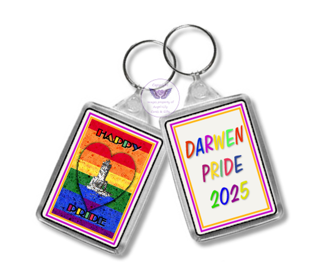 Darwen Pride Oblong Keyring -OKR04