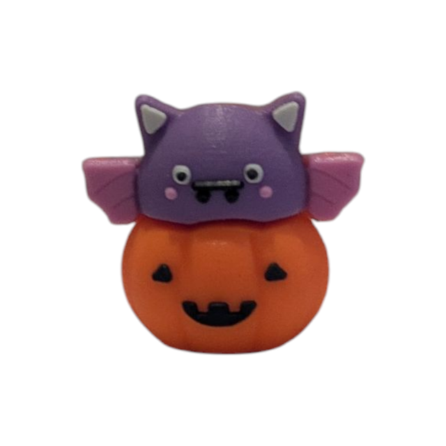 Halloween Pumpkin Purple Bat