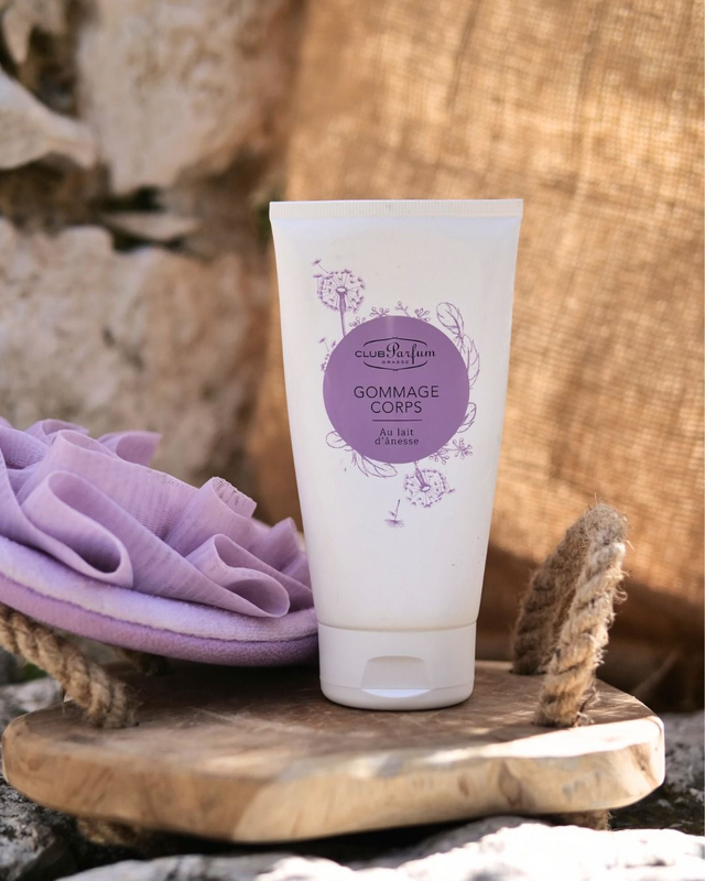 GOMMAGE CORPS 150 ML au lait d&#039;ânesse