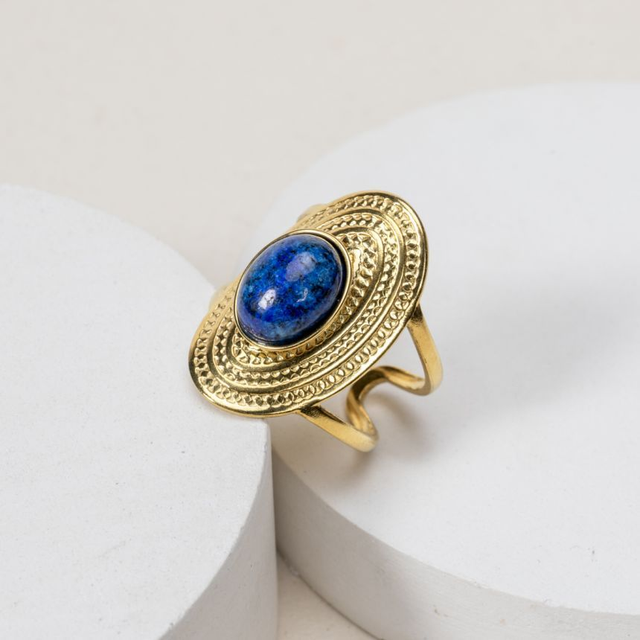 Bague Jaïa - Lapis Lazuli
