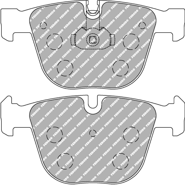 Ferodo DS2500 FCP1672H Bremsbelagsatz BMW M3 E90 E92 E92 Hinterachse