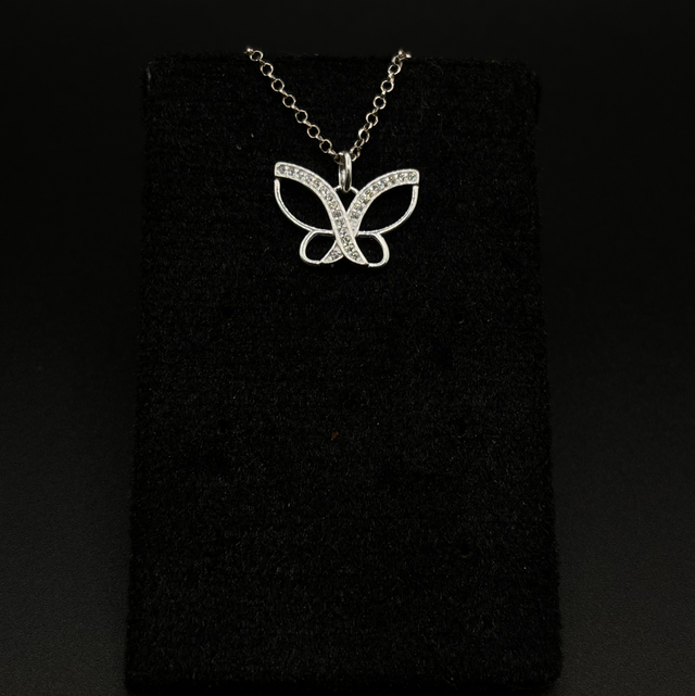 Pingente Borboleta Cravejad