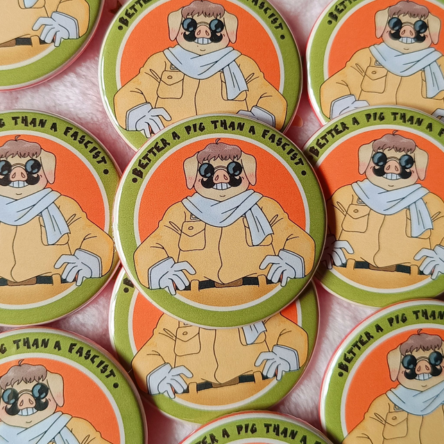 Porco Rosso pins