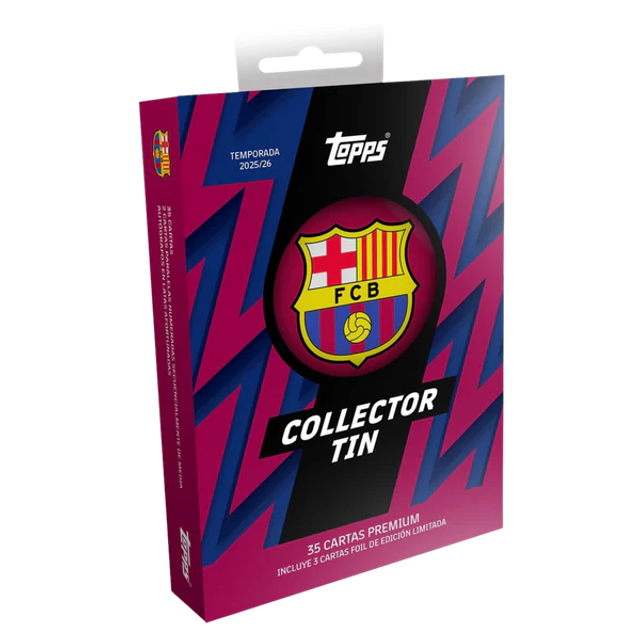 Lata Topps Collector Tin 2025-26 – FC Barcelona