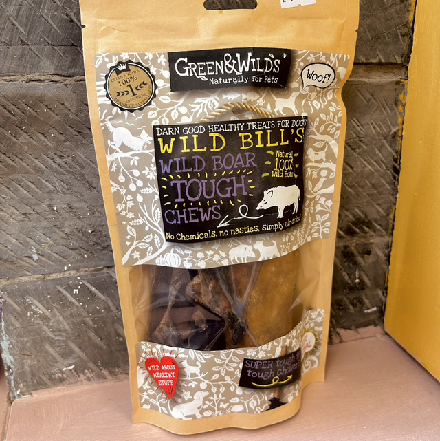 Green & Wild's Wild Boar Tough Chews 160g