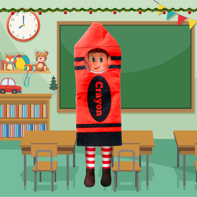 Déguisement lutin farceur " Crayon rouge "    