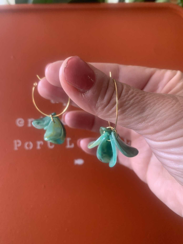 boucle d'oreille Flore