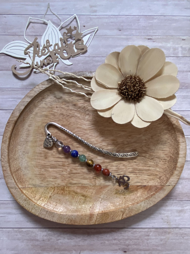 Marque page "OM" en 7 chakras