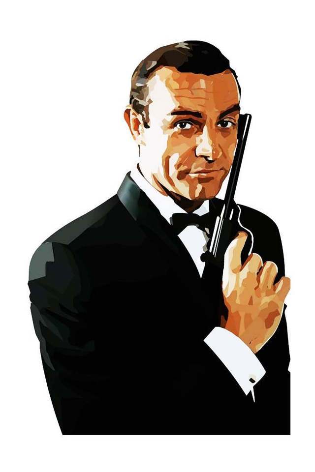 James Bond 007 Movies Art Print