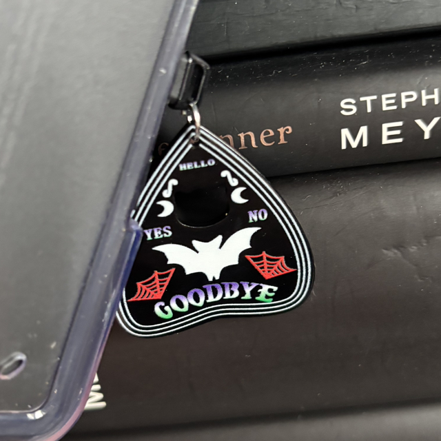 Goodbye Bat Planchette Kindle Charm