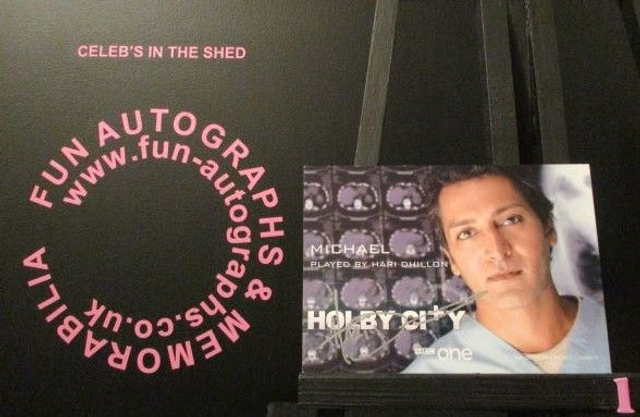 Hari Dhillon (Michael) Authentic Autographed Holby City 6x4 Cast Card (1)