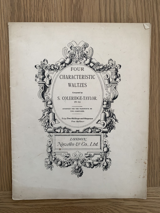 Four Characteristic Waltzes by S. Coleridge Taylor