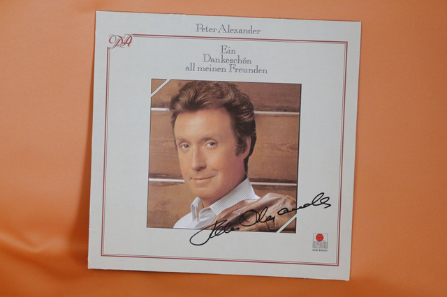 Vinyl LP Peter Alexander "Ein Dankeschön all meinen Freunden"
