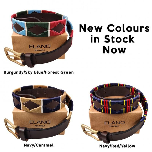 Elano Leather Polo Belt