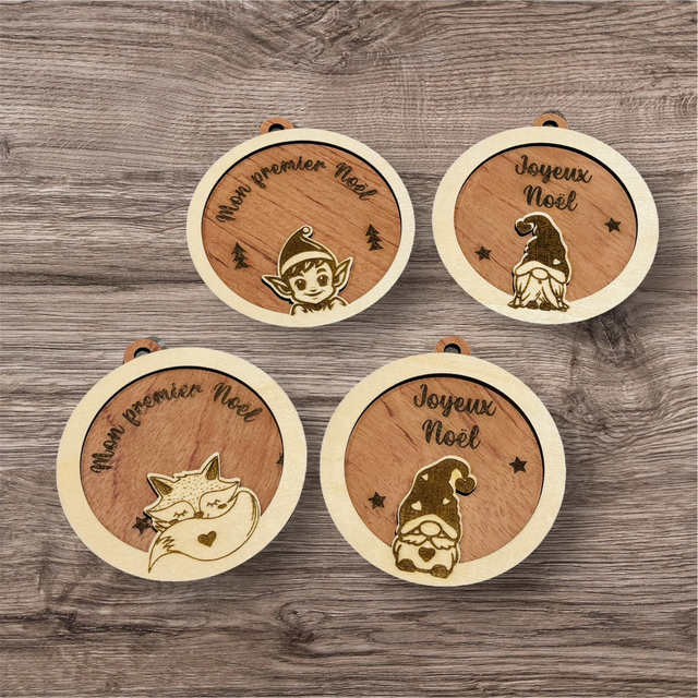 Suspension en bois personnalisable 