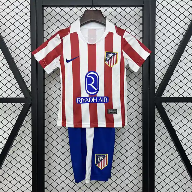 Conjunto camiseta + pantalón NIÑOS 1ª Atlético de Madrid- 25-26