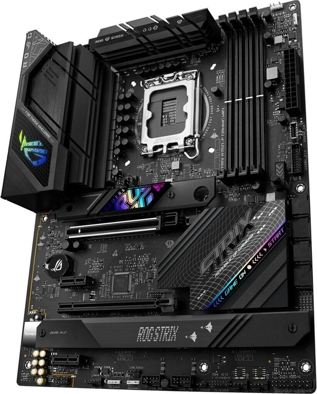 02.2.0079 – Scheda Madre ASUS ROG Strix B760‑F Gaming WiFi DDR5 – ATX gaming enthusiast con WiFi per Intel 12ª/13ª/14ª Gen