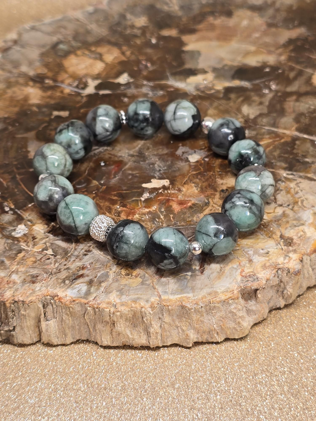 Bracelet Emeraude XXL en 1,4 cm 