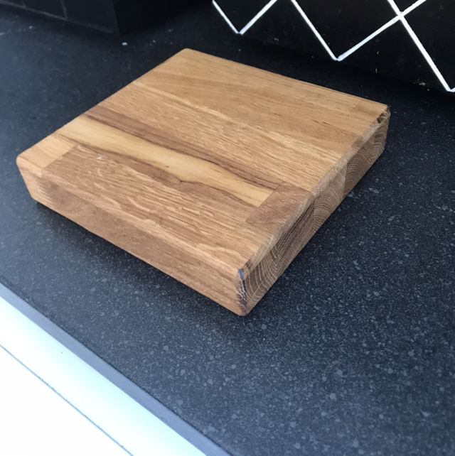 Oak cheese cutting/chopping block