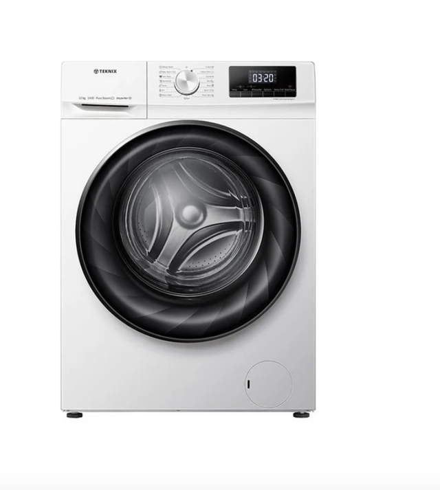 Teknix TKW12142HW - White Freestanding 12KG Washing Machine