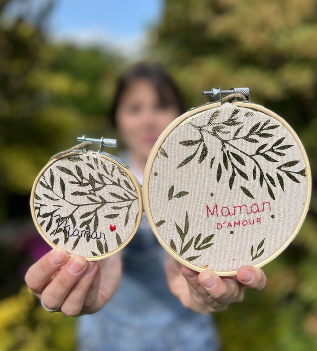 Tambour Maman à personnaliser