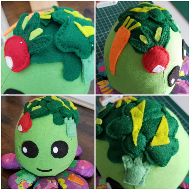 La mini Pieuvre Kawaii Légumes du potager