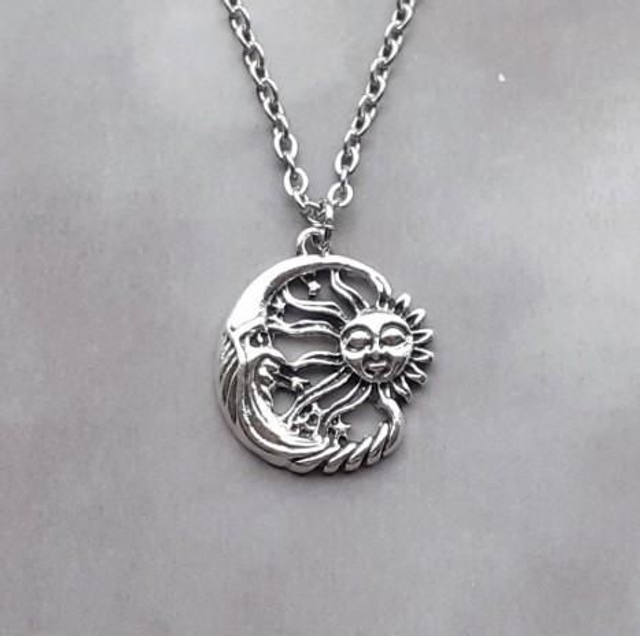 Sun and Moon Necklace 