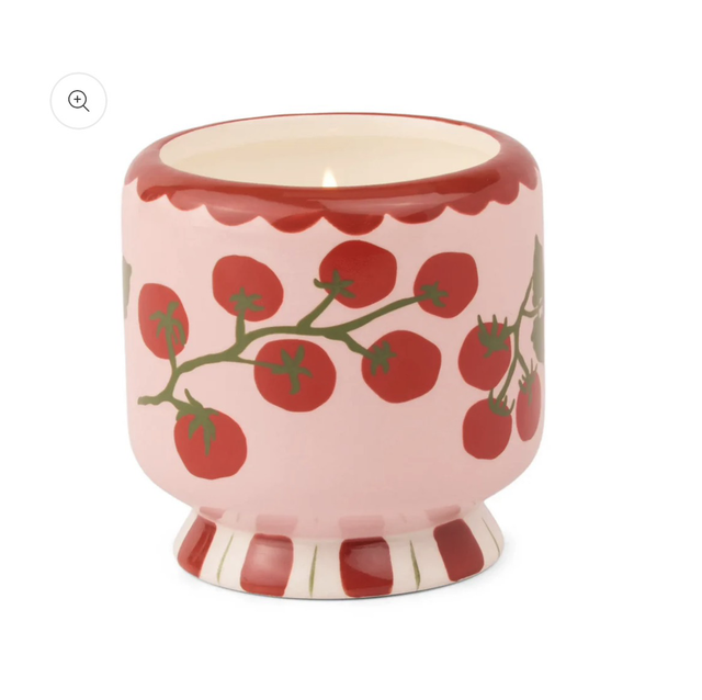Vela ceramica dopo TOMATO HEIRLOOM
