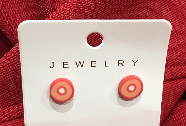 Children Red Earrings - CRE01