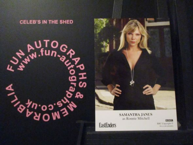 Samantha Janus (Ronnie Mitchell) Original EastEnders Cast Card
