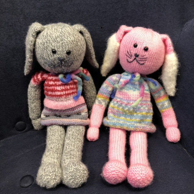 Hase gestrickt