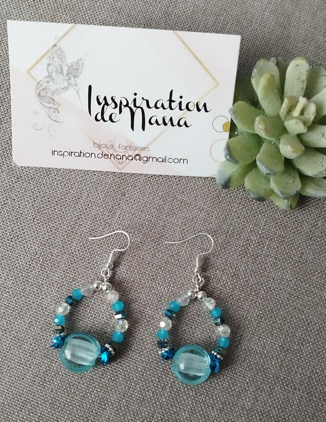 Boucles d'oreilles avec crochets 