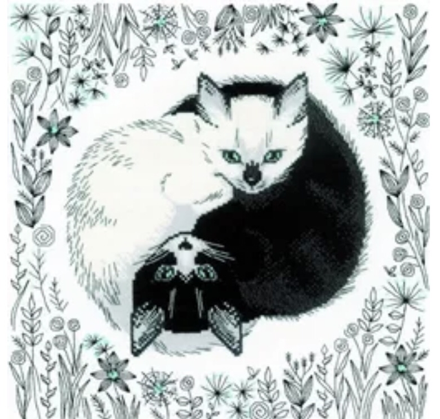 RIOLIS Yin and Yang Counted Cross Stitch Kit