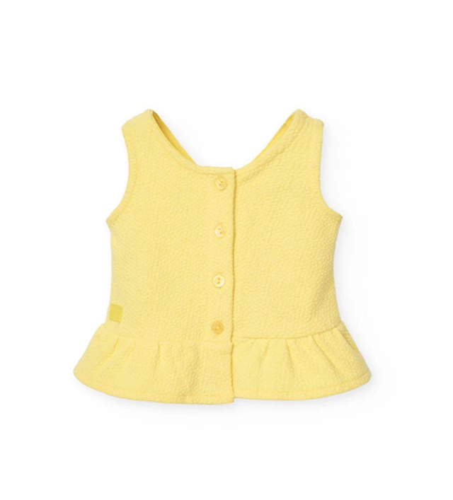 Boboli - canotta gialla bimba