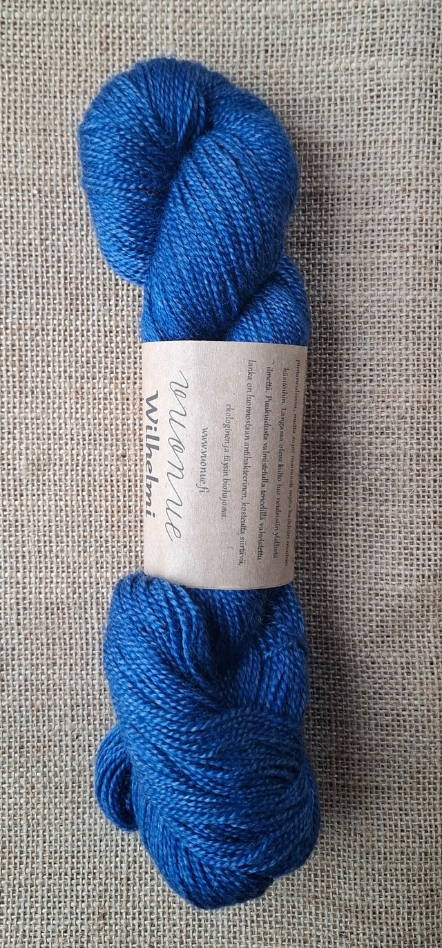 Wilhelmi kampalanka – Koboltinsininen , värjätty