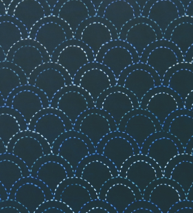 Kit Hana-Fukin Sashiko Seigaiha 