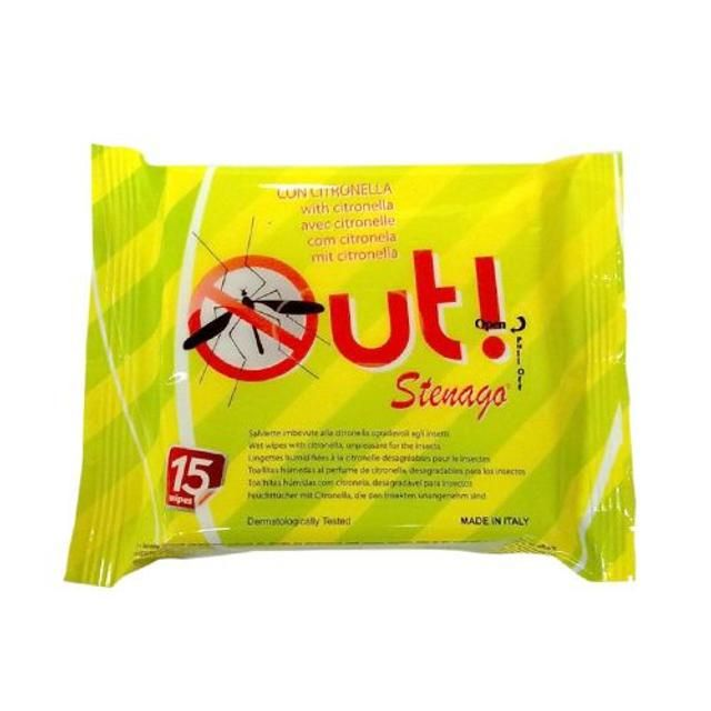 Stenago Group BigBuy Out Mosquito Wipes 15 Units