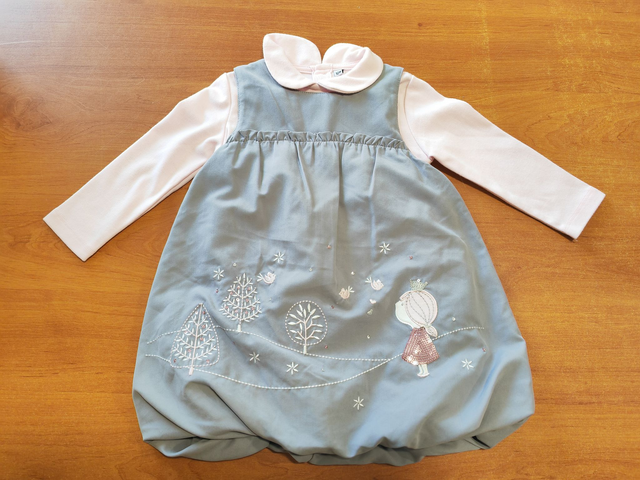 Ensemble polo + robe en 12 mois