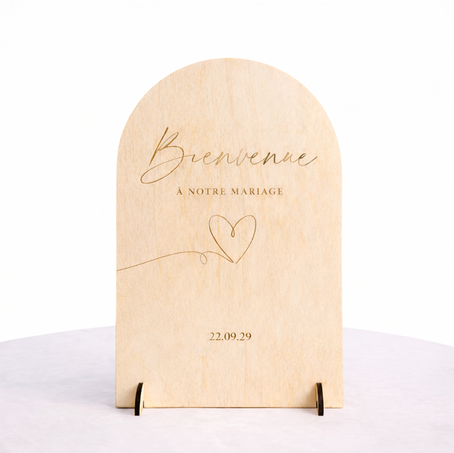 Panneau Bienvenue Mariage 