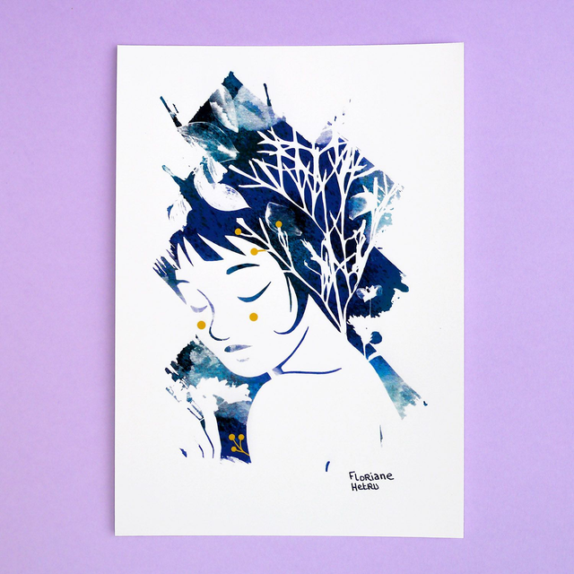 FORET // tirage d'art A5