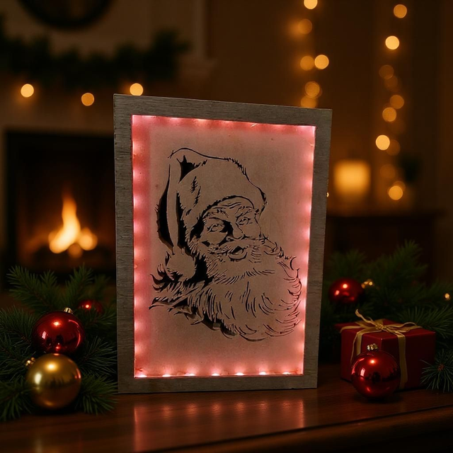 Père Noël lumineux