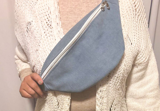 Sac banane Bleu Azur